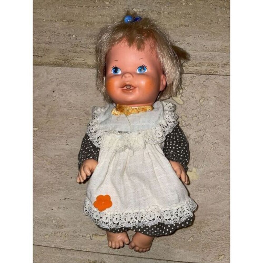 ORIGINAL Vintage 1978 GMFGI Kenner 12" Baby Doll  soft‎ rubber